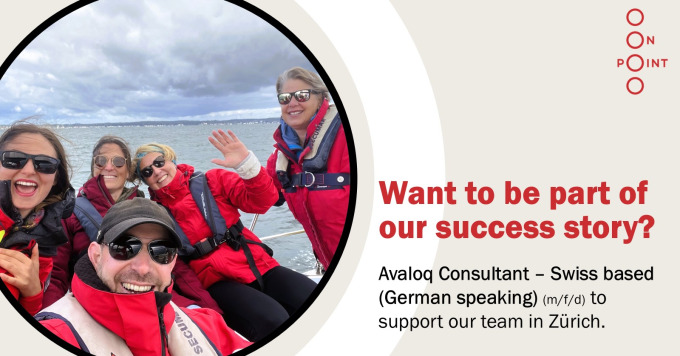 Avaloq Consultant (m/f/d) - SWISS based (German speaking)