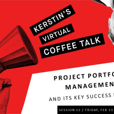 Kerstin's 12th Coffee Talk - Project Portfolio Management and its key success factors... 