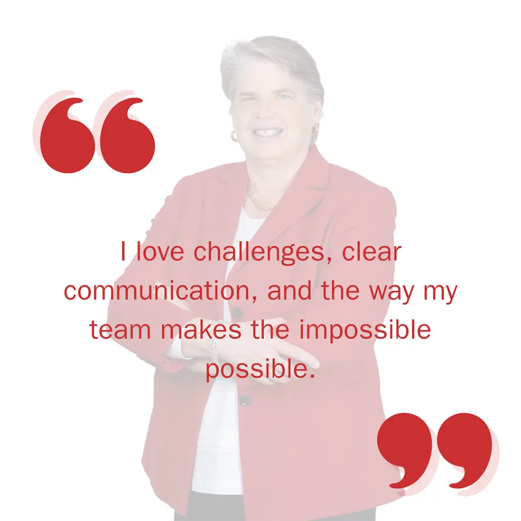 Leadership Member Kerstin Lehmann about her leader position.