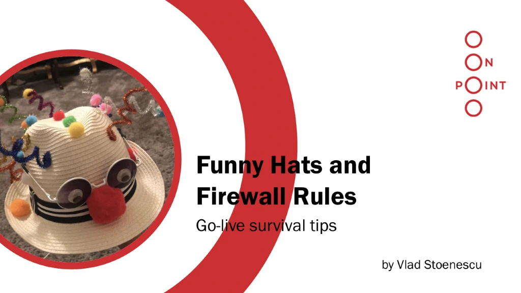 Vlad Stoenescu's Go-Live survival tips.