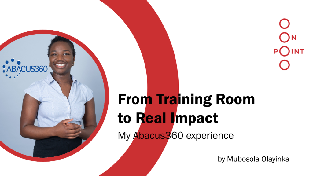 Mubosola Olayinka about her Abacus360 experience.