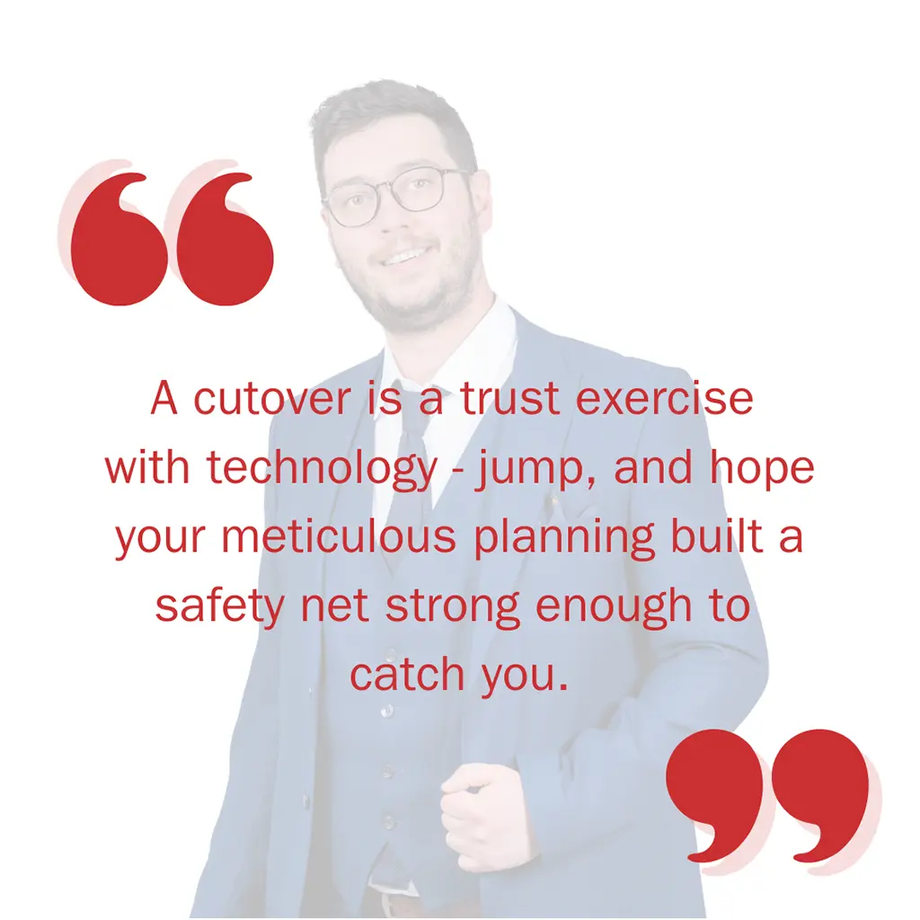 Leadership Member Vlad Stoenes about his Cut-Over experience.